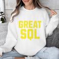 I'm A Great SQL Introvert Saying Inbound Marketing Premium Tri-Blend Unisex Sweatshirt