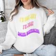 I'm Just Social Distancing Introvert Funny Unisex Sweatshirt