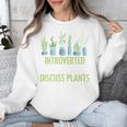 Introvert Farming Life Gardening For Geeky Plant Lover Unisex Sweatshirt