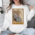 Introvert Homebody Awkward Skeleton The Homebody Tarot Card Unisex Sweatshirt Introvert Homebody Awkward Skeleton The Homebody Tarot Card Unisex Sweatshirt