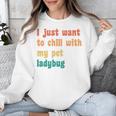 Introvert Pet Ladybug Mom Unisex Sweatshirt Introvert Pet Ladybug Mom Unisex Sweatshirt