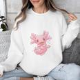 Introverted But Willing To Discuss Axolotl Salamander Unisex Sweatshirt
