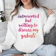 Introverted Willing To Discuss Gabali Introvert Unisex Sweatshirt Introverted Willing To Discuss Gabali Introvert Unisex Sweatshirt