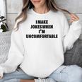 I Make Jokes When Im Uncomfortable Sarcastic Introvert Raglan Baseball Tee Unisex Sweatshirt I Make Jokes When Im Uncomfortable Sarcastic Introvert Raglan Baseball Tee Unisex Sweatshirt