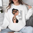 Just a Girl Who Has Tattoos And Love Books Tattooed Inked Unisex Sweatshirt
