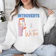 We Just Text Introvert For Quiet People Raglan Baseball Tee Unisex Sweatshirt We Just Text Introvert For Quiet People Raglan Baseball Tee Unisex Sweatshirt