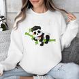 I Did It Kawaii Panda With Graduation Cap Diploma Unisex Sweatshirt