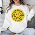 Be Kind Rewind Shirt Retro Nostalgia Sticker 80s 90s Tee Premium Tri-Blend Unisex Sweatshirt Be Kind Rewind Shirt Retro Nostalgia Sticker 80s 90s Tee Premium Tri-Blend Unisex Sweatshirt
