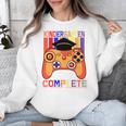 Kindergarten Graduation Level Complete Gamer Graduation Kids Unisex Sweatshirt