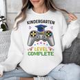 Kindergarten Level Complete Graduation Class 2023 Gamer Kids Unisex Sweatshirt