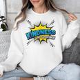 Kindness Is My Superpower Retro Comic Book T-Shirt Unisex Sweatshirt