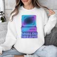 Lofi Reverie Analog Dreams Pixel 90s Desktop VHS Nostalgia Unisex Sweatshirt