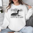 Loon Bird Pun Leave Me A Loon Nature For Introverts Unisex Sweatshirt Loon Bird Pun Leave Me A Loon Nature For Introverts Unisex Sweatshirt