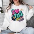 I Love The 70s Retro Cassette Roller Vinyl Disco Nostalgia Unisex Sweatshirt I Love The 70s Retro Cassette Roller Vinyl Disco Nostalgia Unisex Sweatshirt