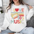I Love 90's Music Retro Style Nostalgia Cassette 1990s Party Premium Tri-Blend Unisex Sweatshirt
