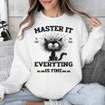 Masters Mastered It Graduate Master Degree Graduation Unisex Sweatshirt