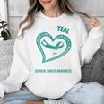 In My Memory Of My Daughter CERVICAL CANCER AWARENESS Unisex Sweatshirt