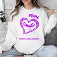 In My Memory Of My Husband PANCREATIC CANCER AWARENESS Unisex Sweatshirt