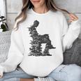 Men Pixel Art Geometric Book Human Drawing Graphic Men Unisex Sweatshirt