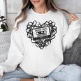 Mixed Tape Emotions Music Lover Nostalgia Quote Premium Tri-Blend Unisex Sweatshirt