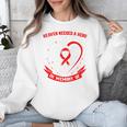 Mom Heart Disease Awareness In Remembrance Memory Of Unisex Sweatshirt