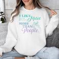 I Like Music More Than People Introvert Music Lover INTP Pun Unisex Sweatshirt