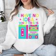 I Have No Idea What This Is Retro 70's 80's 90's Nostalgia Premium Tri-Blend Unisex Sweatshirt