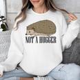 Not A Hugger Hedgehog Introvert Sarcasm Antisocial Unisex Sweatshirt Not A Hugger Hedgehog Introvert Sarcasm Antisocial Unisex Sweatshirt