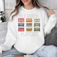 Old School Playlist Nostalgia Vibes Cassette Unisex Sweatshirt Old School Playlist Nostalgia Vibes Cassette Unisex Sweatshirt
