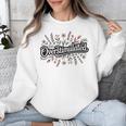 Overstimulated – Introvert Floral Saying Unisex Sweatshirt Overstimulated – Introvert Floral Saying Unisex Sweatshirt