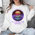 Be Patient With Me I'm From The 1900s Synthwave Premium Unisex Sweatshirt