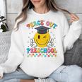 Peace Out Preschool Graduation Last Day Teachers Boys Girls Unisex Sweatshirt