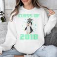 Pinguin Class 2018 Shirt Graduation Kids Graduate Unisex Sweatshirt