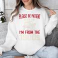 Please Be Patient With Me I'm From The 1900s Grandma Grandpa Premium Unisex Sweatshirt