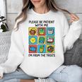 Please Be Patient With Me I'm From The 1900s Vintage 90s Premium Tri-Blend Unisex Sweatshirt Please Be Patient With Me I'm From The 1900s Vintage 90s Premium Tri-Blend Unisex Sweatshirt
