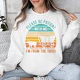 PLEASE BE PATIENT I'M FROM THE 1900s Vintage 1900s 90s Premium Tri-Blend Unisex Sweatshirt