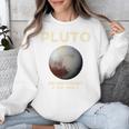 Pluto Never Forget 1930-2006 Planet Space Science Nostalgia Premium Tri-Blend Unisex Sweatshirt