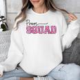 Prom Squad Prom Graduation Class Of 2024 Leopard Matching Unisex Sweatshirt