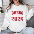 Proud Babbo Of a Class Of 2026 Graduate For Graduation Unisex Sweatshirt
