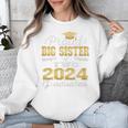 Proud Big Sister Of Two 2024 Graduate Class 2024 Graduation Premium Unisex Sweatshirt