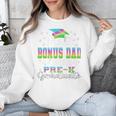 Proud Bonus Dad Of PreK School Graduate 2024 Graduation Premium Unisex Sweatshirt