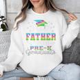 Proud Father Of PreK School Graduate 2024 Graduation Father Premium Unisex Sweatshirt
