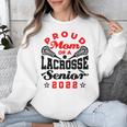 Proud Mom Of a Lacrosse Senior 2022 Graduation Unisex Sweatshirt