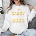Proud Nanny Of Two 2023 Graduate Class 2023 Graduation Unisex Sweatshirt