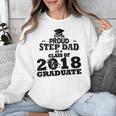 Proud Step Dad Of A Class Of 2018 Tee Graduate Graduation Z1 Unisex Sweatshirt