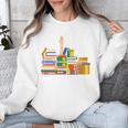 Reading Books Librarian Reader Nerd I'm Ok Teacher Unisex Sweatshirt