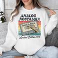 Retro Cassette Case 70s Vintage Music Analog Nostalgia Unisex Sweatshirt Retro Cassette Case 70s Vintage Music Analog Nostalgia Unisex Sweatshirt