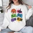Retro Gamer Controller 80s 90s Video Game Arcade Nostalgia Unisex Sweatshirt