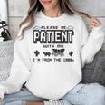 Retro Please Be Patient With Me I'm From The 1900s Premium Unisex Sweatshirt