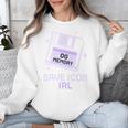 Save Icon IRL Retro Tech Humor Floppy Disk 90s Nostalgia Unisex Sweatshirt